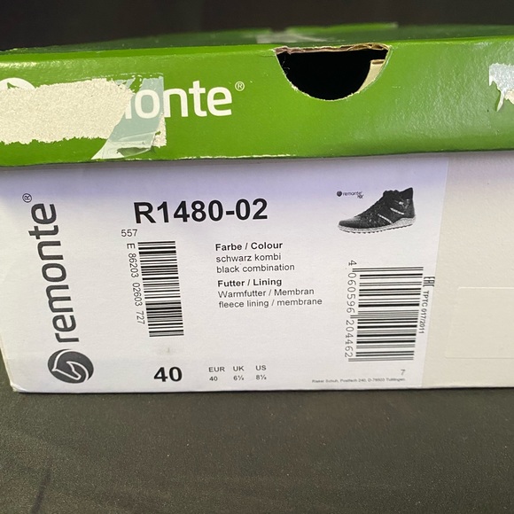 Remonte Farbe Futter Lining Size 8.5 - Picture 5 of 8